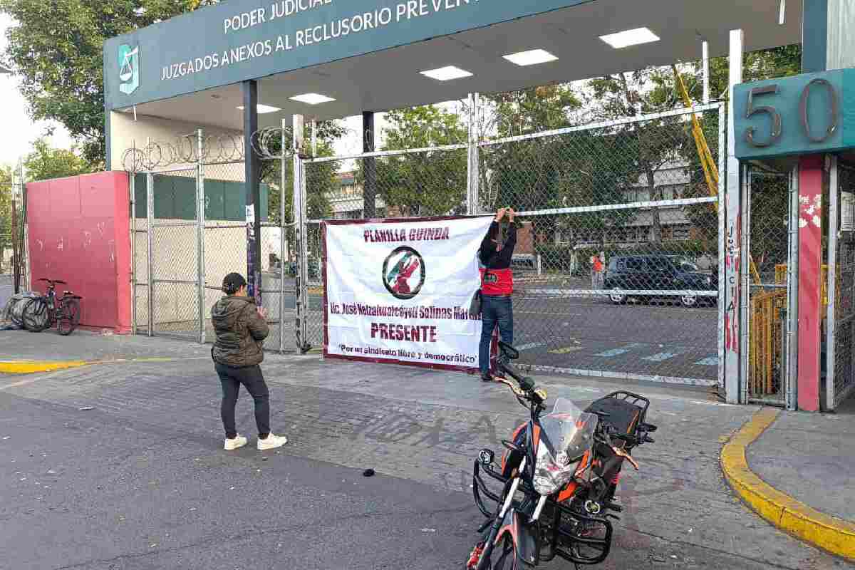 Manifestación de trabajadores del Poder Judicial de la CDMX: exigen repetir la elección sindical y mejores condiciones laborales
