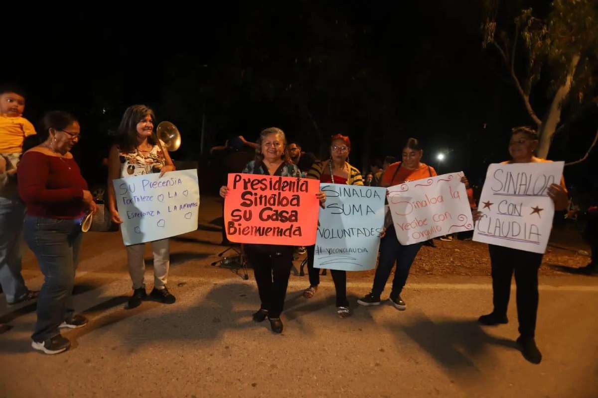 Sheinbaum llega a Mazatlán en medio de tensión por violencia y desapariciones en Sinaloa