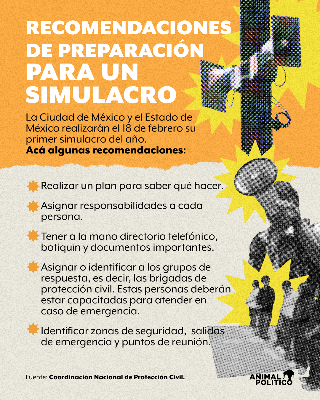 Simulacro en CDMX y Edomex