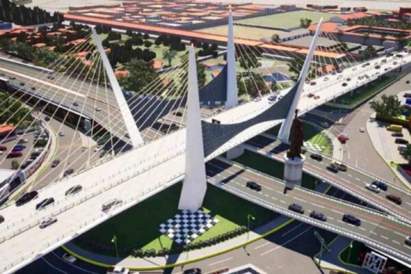 Cuatro años del Puente Atirantado de Pachuca, una de las obras más polémicas herencia de Fayad