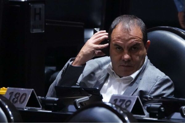 Cuauhtémoc Blanco propone sancionar “denuncias falsas de mujeres”; anuncia demanda contra diputadas de MC