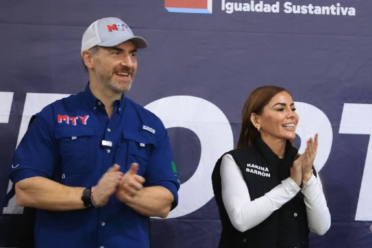 Karina Barrón y Adrián de la Garza