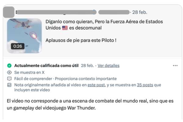 El video pertenece a un canal de YouTube dedicado a subir modelados digitales y no a un ataque derivado del conflicto entre Estados Unidos, Israel e Irán. 