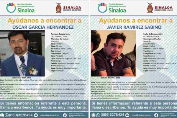 Turistas del Edomex secuestrados en Mazatlán seguirían en la región, dice vicefiscal de Zona Sur