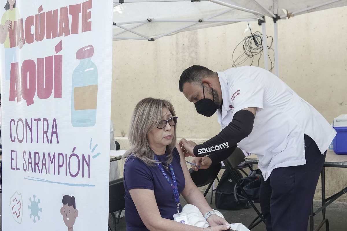 Vacunación sarampión en cdmx para alcanzar inmunidad