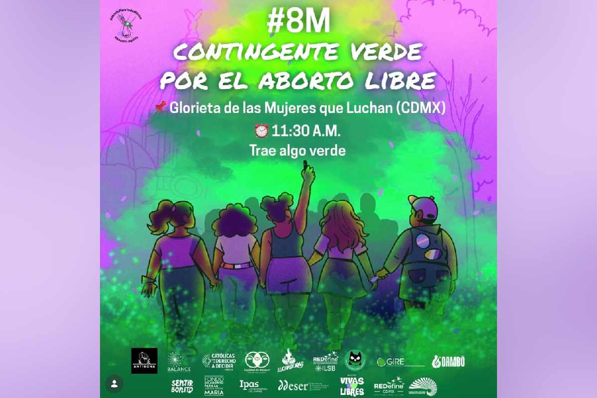 Marcha del 8M en CDMX 2026: ruta, horarios y convocatorias 