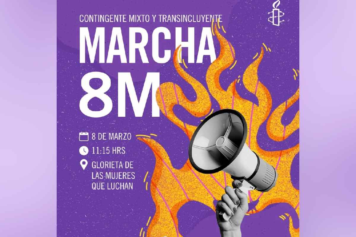 Marcha del 8M en CDMX 2026: ruta, horarios y convocatorias