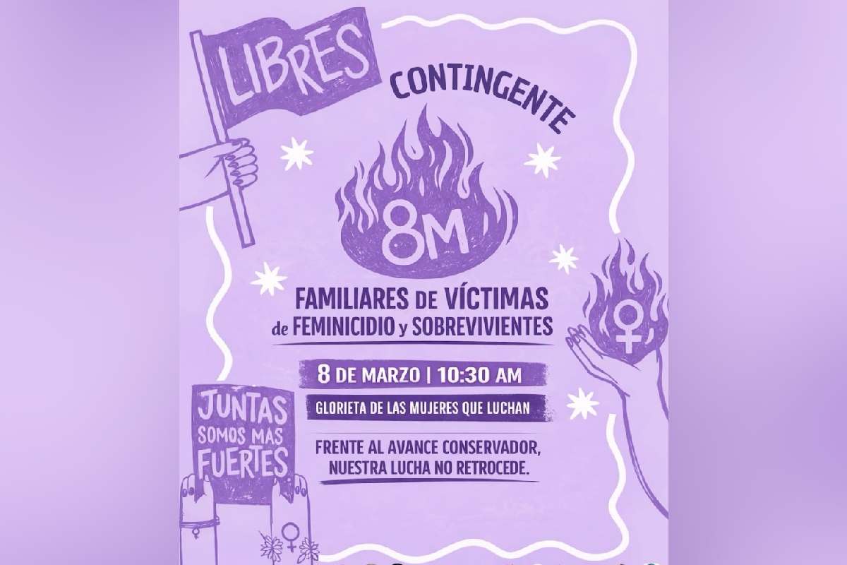 Marcha del 8M en CDMX 2026: ruta, horarios y convocatorias 
