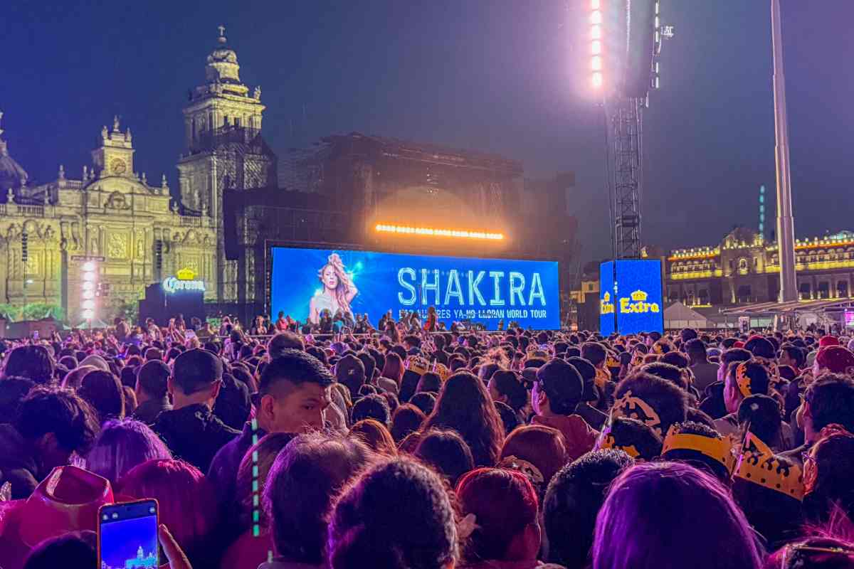 Shakira rompe el récord de asistencia. 