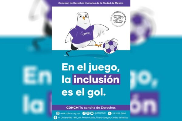 “Sin derechos no hay juego limpio”: la CDHCM presenta campaña para prevenir abusos en el Mundial